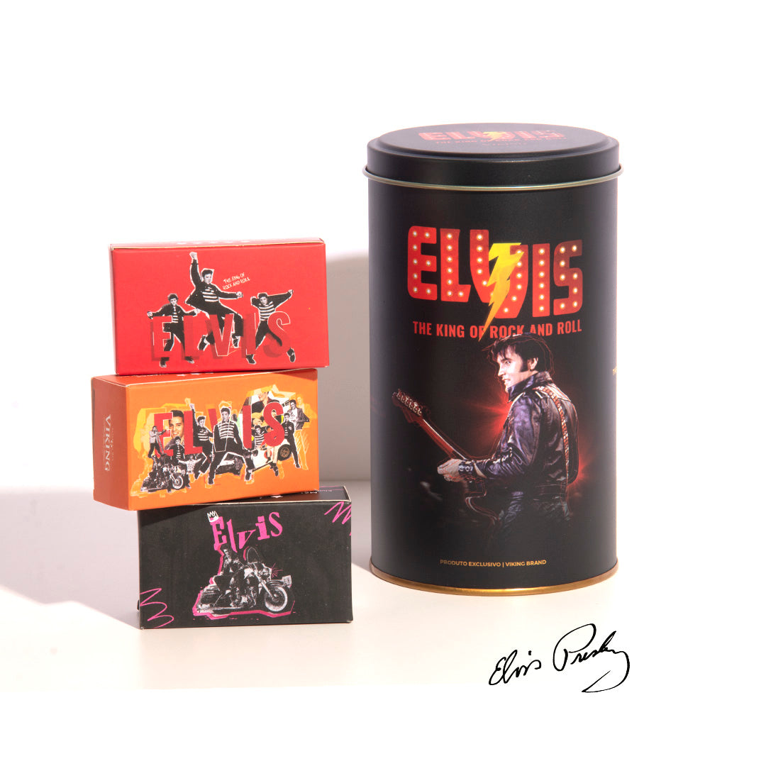 Kit De Banho Sabonetes The King Elvis Presley Lata - Shopmano