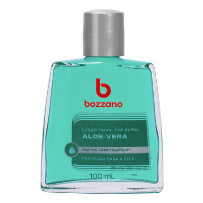 Loção Facial Pós Barba Aloe Vera Bozzano 100ml - Shopmano