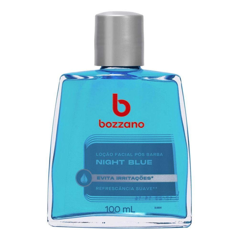 Loção Facial Pós Barba Night Blue Bozzano 100ml - Shopmano