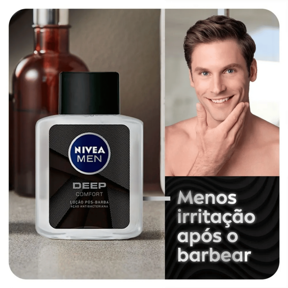 Loção Pós-Barba Nivea Men Deep Comfort 100ml - Shopmano