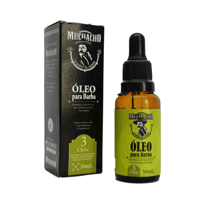 Óleo para Barba Muchacho Citric 30ml - Shopmano