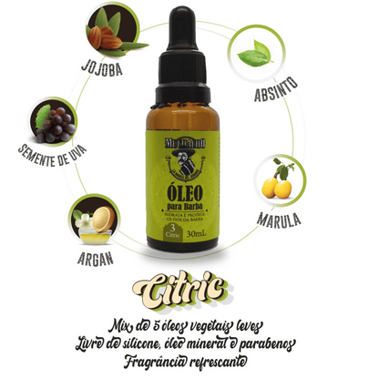 Óleo para Barba Muchacho Citric 30ml - Shopmano