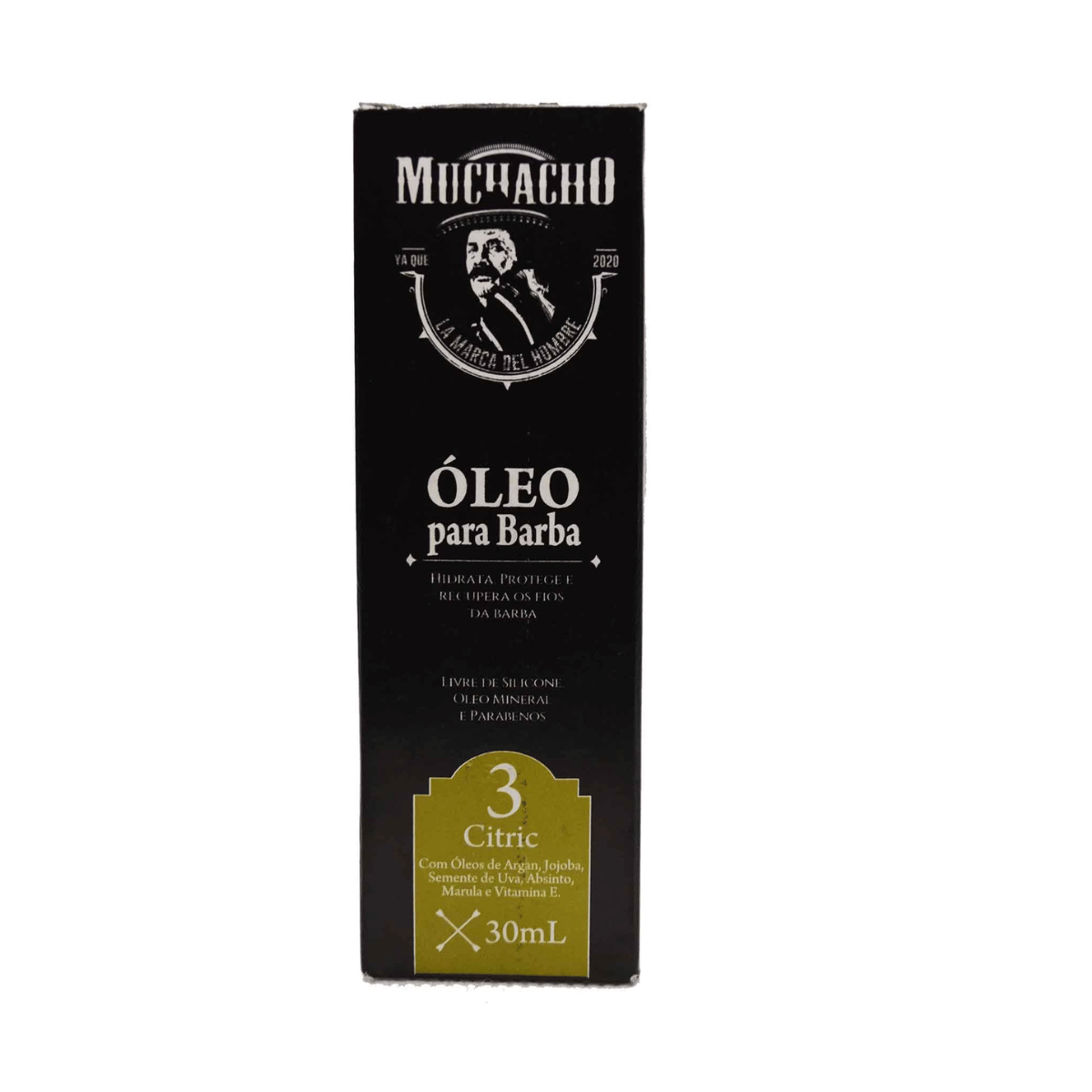 Óleo para Barba Muchacho Citric 30ml - Shopmano