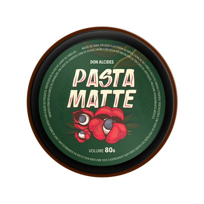 Pasta para Cabelo Matte Guaraná Don Alcides 80g - Shopmano