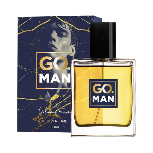 Perfume Go Man Eau de Parfum Amadeirado Fresco 50ml - Shopmano