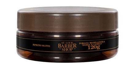 Pomada Modeladora Barba e Cabelo St Louis Barber Shop 120g - Shopmano