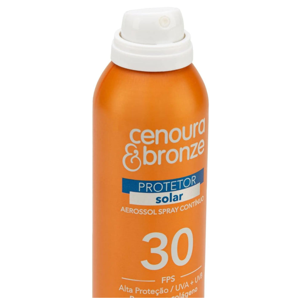 Protetor Solar Fps30 Aerosol Cenoura & Bronze 200ml - Shopmano