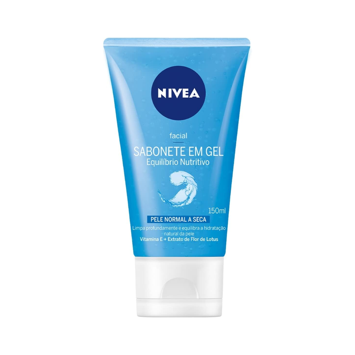 Sabonete Facial em Gel para Pele Seca e Normal Nivea 150ml - Shopmano