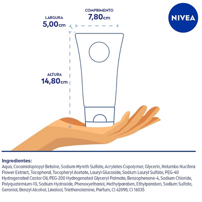 Sabonete Facial em Gel para Pele Seca e Normal Nivea 150ml - Shopmano