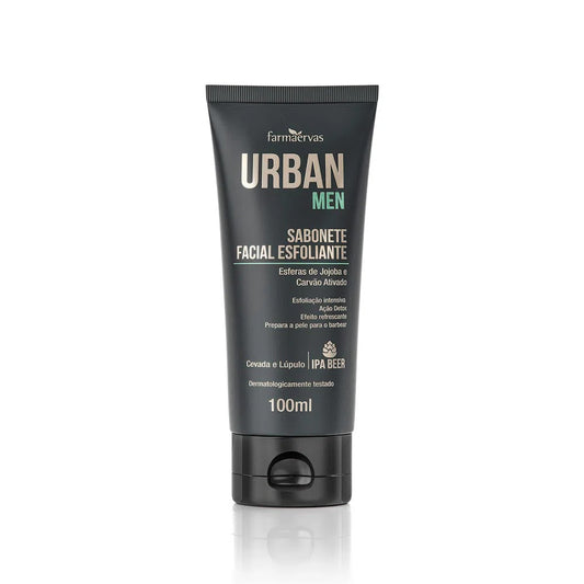 Sabonete Facial Esfoliante Ipa Beer Urban Men 100ml - Shopmano