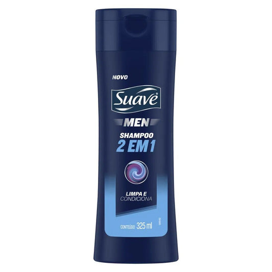 Shampoo 2 em 1 Limpa e Condiciona Suave Men 325ml - Shopmano