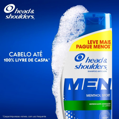 Shampoo Anticaspa Head & Shoulders Menta Ice 650ml - Shopmano