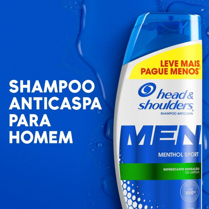 Shampoo Anticaspa Head & Shoulders Menta Ice 650ml - Shopmano