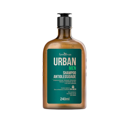 Shampoo Antioleosidade Urban Men 240ml - Shopmano