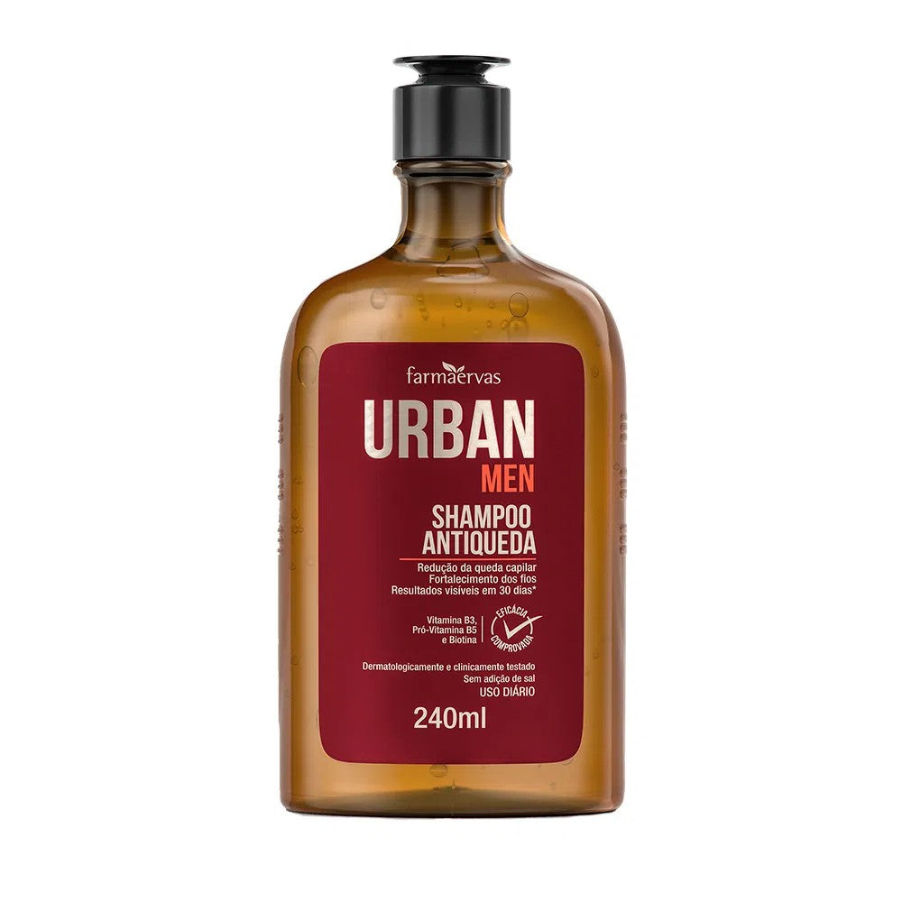 Shampoo Antiqueda Urban Men 240ml - Shopmano