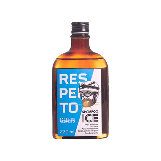 Shampoo Barba e Cabelo Ice Premium Barba de Respeito 220ml - Shopmano