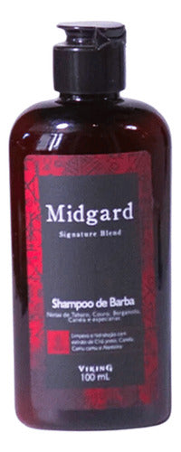 Shampoo De Barba Midgard Viking 100ml - Shopmano