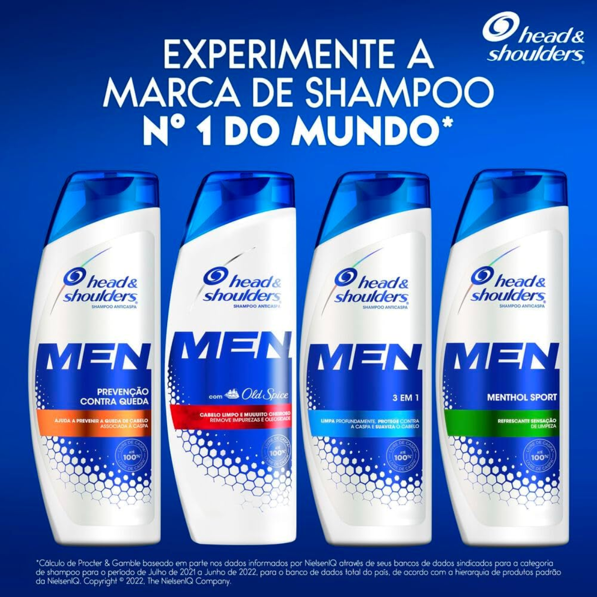 Shampoo Head & Shoulders Fragrância Old Spice 200ml - Shopmano