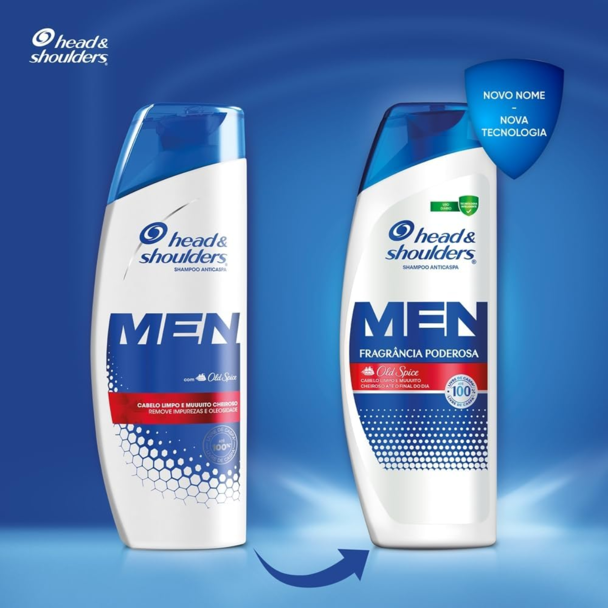 Shampoo Head & Shoulders Fragrância Old Spice 400ml - Shopmano