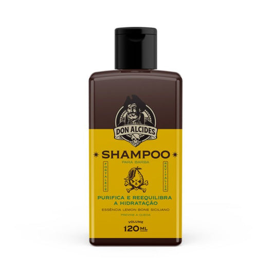 Shampoo Para Barba Lemon Bone Don Alcides 120ml - Shopmano