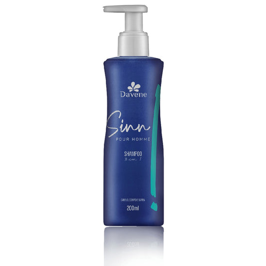 Shampoo Para Cabelo Barba E Corpo Sinn Pour Homme 200ml - Shopmano