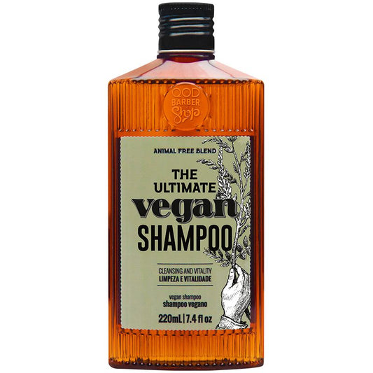 Shampoo Vegano The Ultimate Vegan QOD Barber Shop 220ml - Shopmano