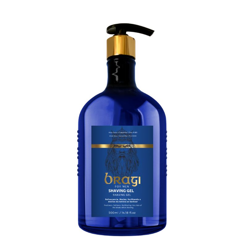 Shaving Gel de Barbear Neutro Bragi for Men 500ml - Shopmano