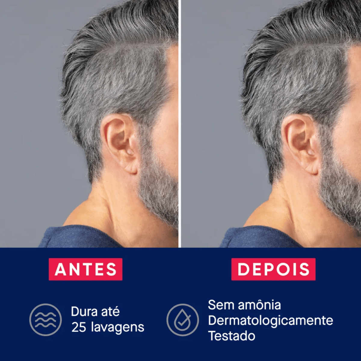 Tonalizante Redutor de Grisalhos Cabelo e Barba Biocolor Bozzano - Shopmano